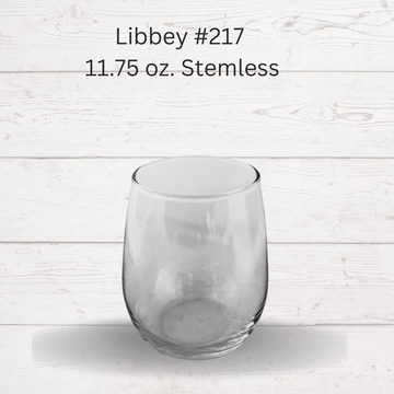 Libbey 217 - Stemless Wine Glass 11.75 oz.