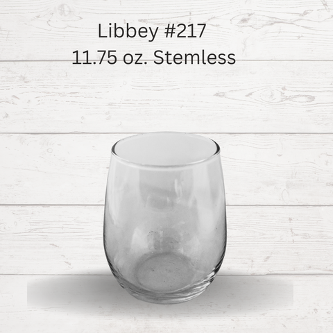11.75oz Stemless Wine Glass Libbey