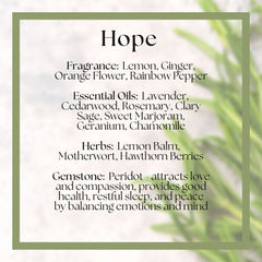 Hope Herbal Candle