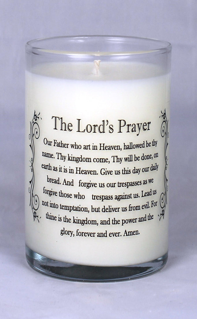 Lord's Prayer Candle