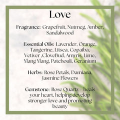 Love Herbal Candle